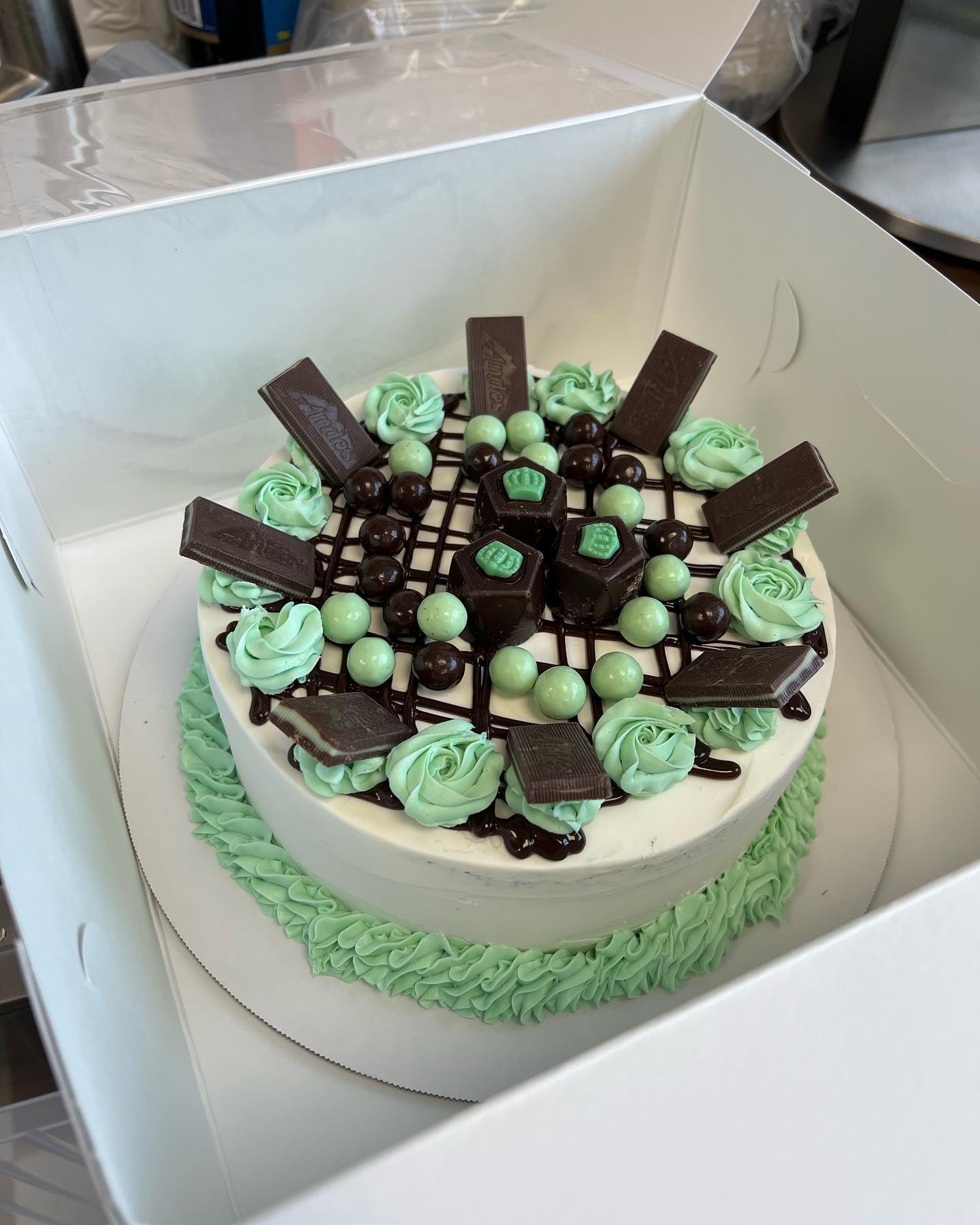 Mint Avalanche Ice Cream cake- Menomonie, WI pick-up only