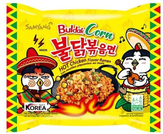 Buldak Spicy Chicken Corn Ramen